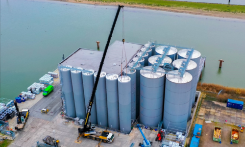 6 pieces 300m3 stainless steel storage tanks